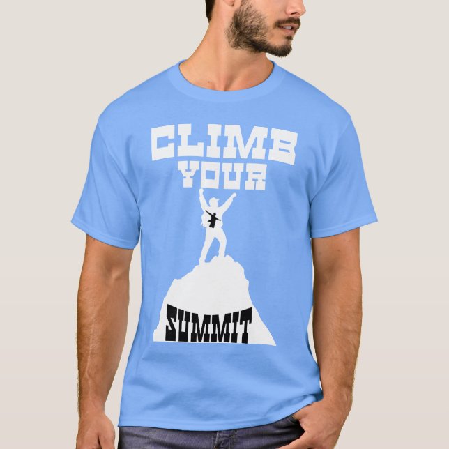 Camiseta Amigo de citas motivadoras de Clime Your Summit (Anverso)