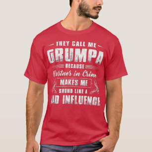 Camiseta Amigo De Grumpa En Crimen Abuelo Famoso