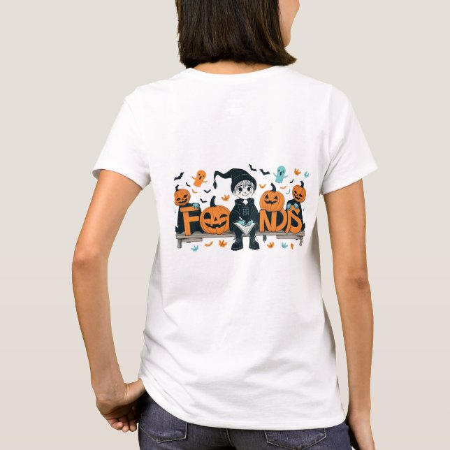Camiseta Amigo de Halloween - Spooky (Reverso)