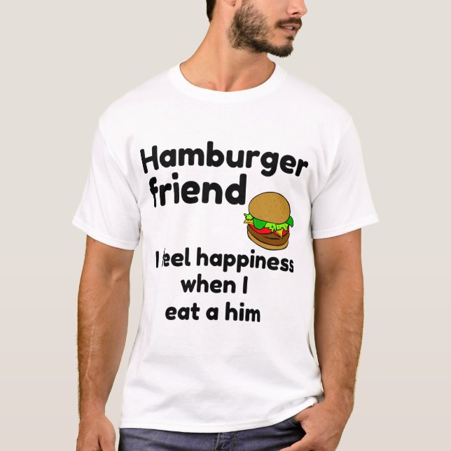 Camiseta Amigo de Hamburguesa (Anverso)