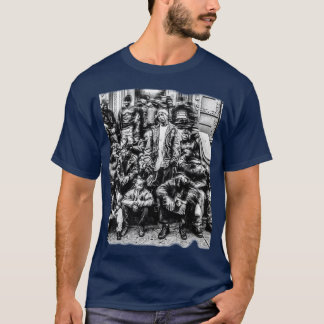 Camiseta amigo de impresión grande L