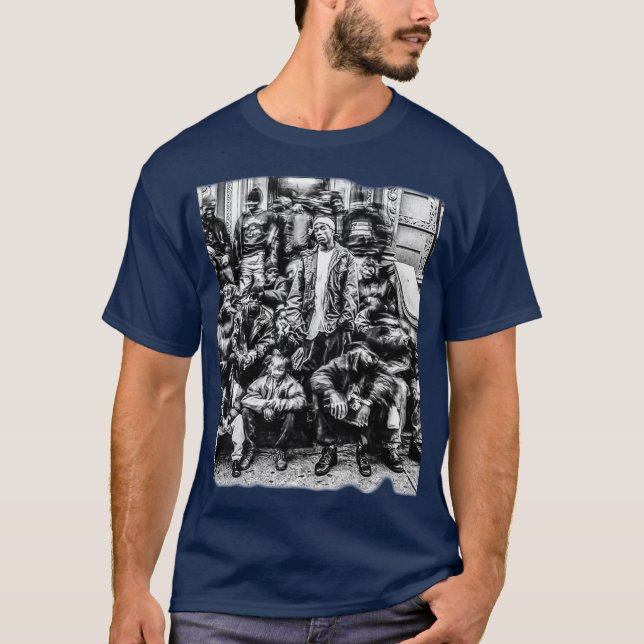 Camiseta amigo de impresión grande L (Anverso)