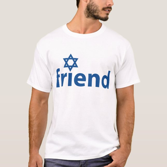 Camiseta Amigo de Israel (Anverso)