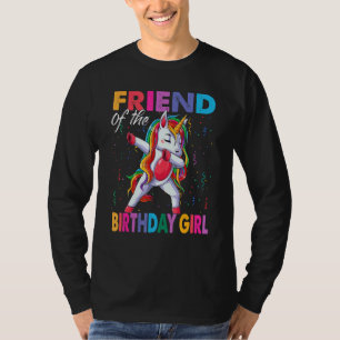 Camiseta Amigo De La Chica De Cumpleaños Princesa Dabbing U
