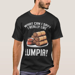 Camiseta amigo de la comida asiática Lumpia filipino