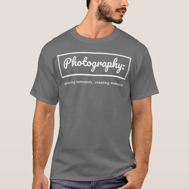 Camiseta amigo de la fotografía (Anverso)