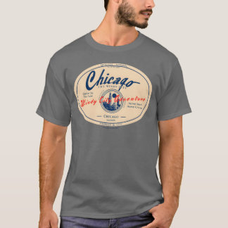 Camiseta Amigo de la insignia retro de la silueta de la ciu