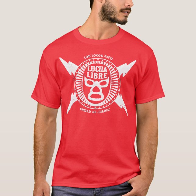 Camiseta Amigo de la máscara de lucha libre Luchador (Anverso)