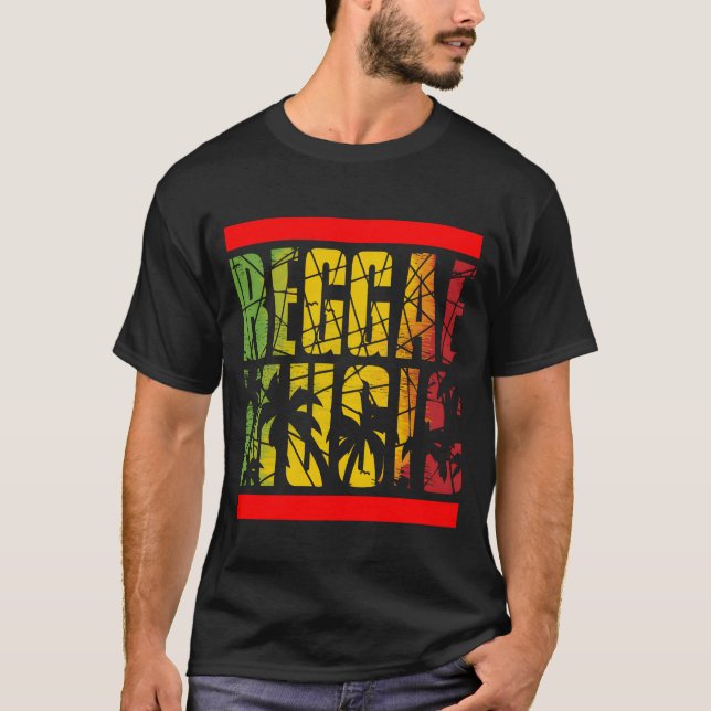 Camiseta amigo de la música reggae (Anverso)