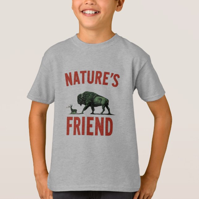 Camiseta "Amigo de la naturaleza" (Anverso)
