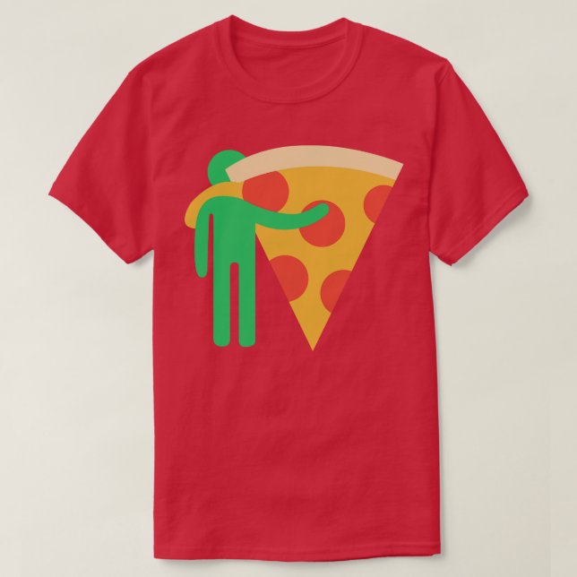 Camiseta amigo de la pizza (Diseño del anverso)
