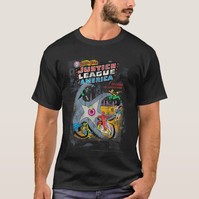 Camiseta Amigo de la portada del cómic de DC Comics Justice (Anverso)