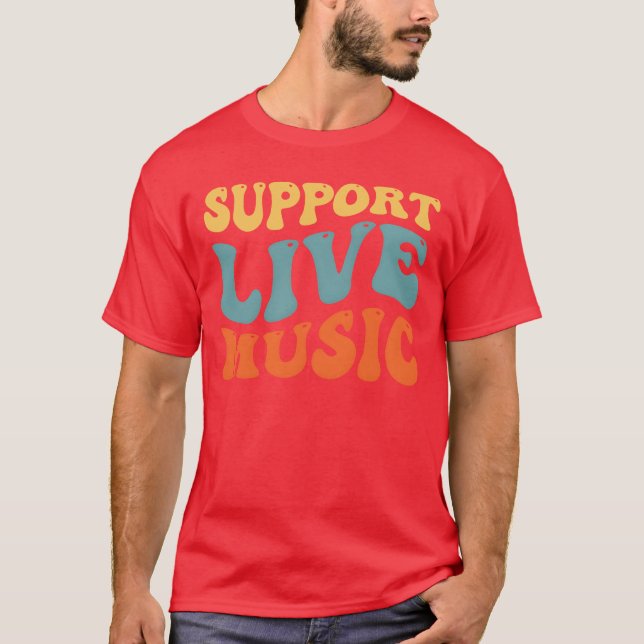 Camiseta Amigo de Live Music Support (Anverso)