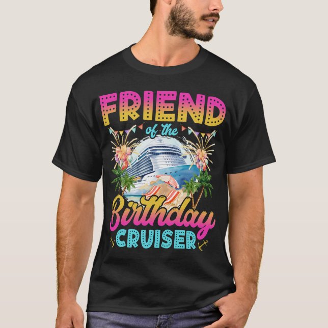 Camiseta Amigo de los hombres de vacaciones de crucero de c (Anverso)