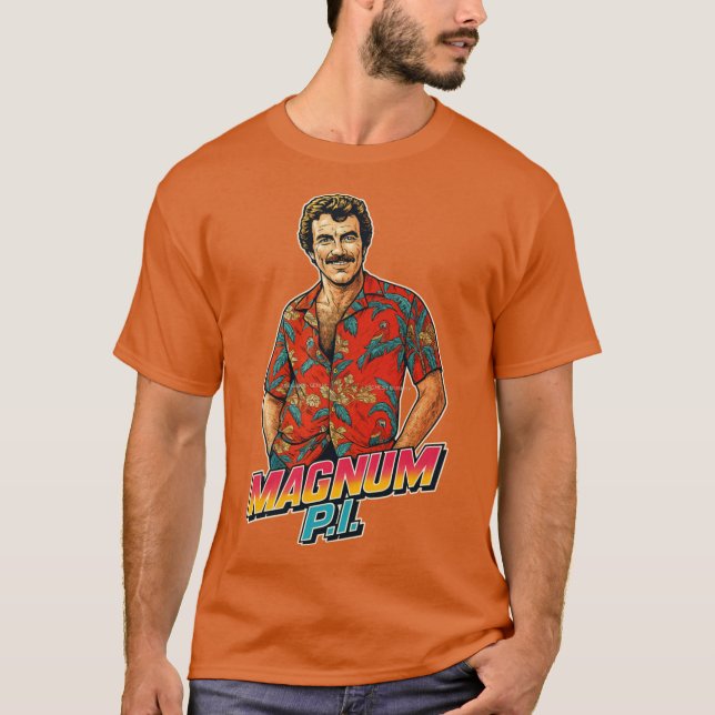 Camiseta amigo de Magnum PI (Anverso)