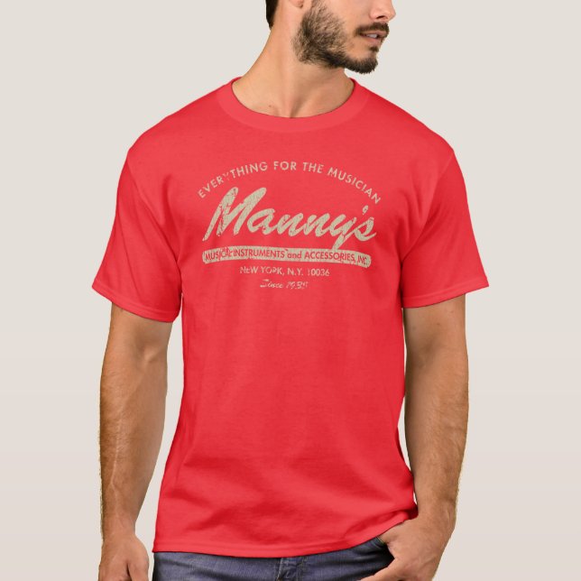 Camiseta Amigo de Mannys Music 1935 (Anverso)