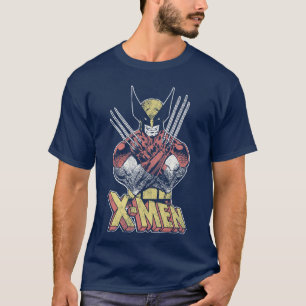 Camiseta Amigo de Marvel XMen Wolverine Cómic Clásico Vinta