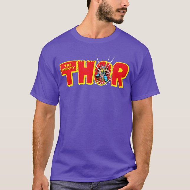 Camiseta Amigo de Marvelhe Mightyhor Retro Cómic (Anverso)