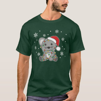Camiseta Amigo de Navidad de invierno de ratones animales