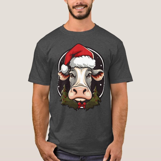 Camiseta Amigo de Navidades de vaca (Anverso)