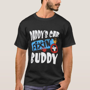 Camiseta Amigo de papá para arreglar coches para niños Mecá