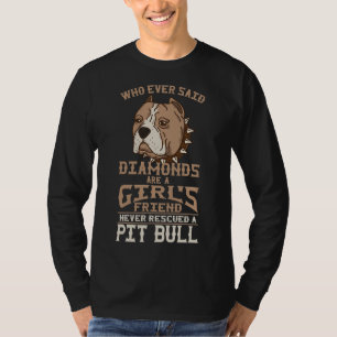 Camiseta Amigo De Pit Bull Chica, Propietaria De Pitbull