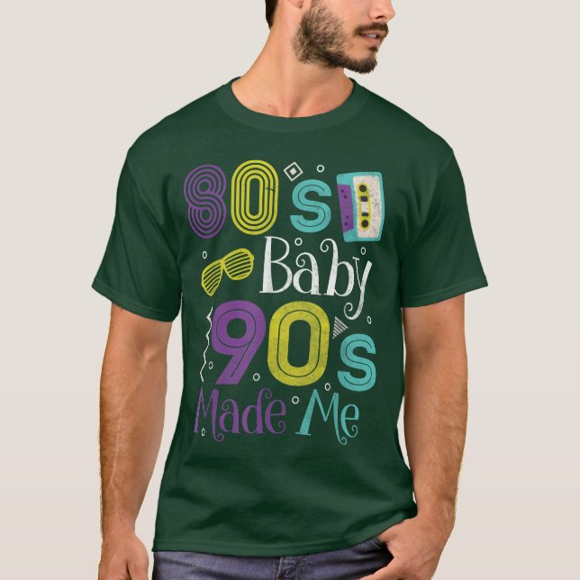 Camiseta Amigo de ropa retro de los 80 (Anverso)