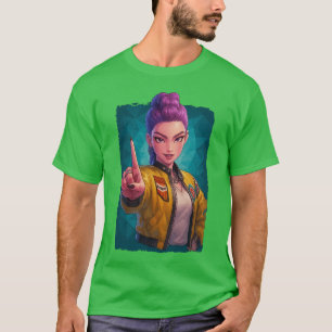 Camiseta amigo de Rumi PowerPoint KPop Cazadores de Demonio