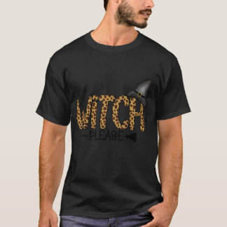 Camiseta Amigo de Witch Please Leopard Halloween