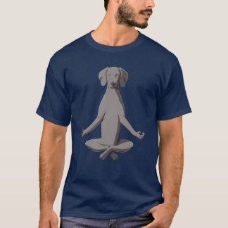 Camiseta Amigo de Yoga Weimaraner Perro