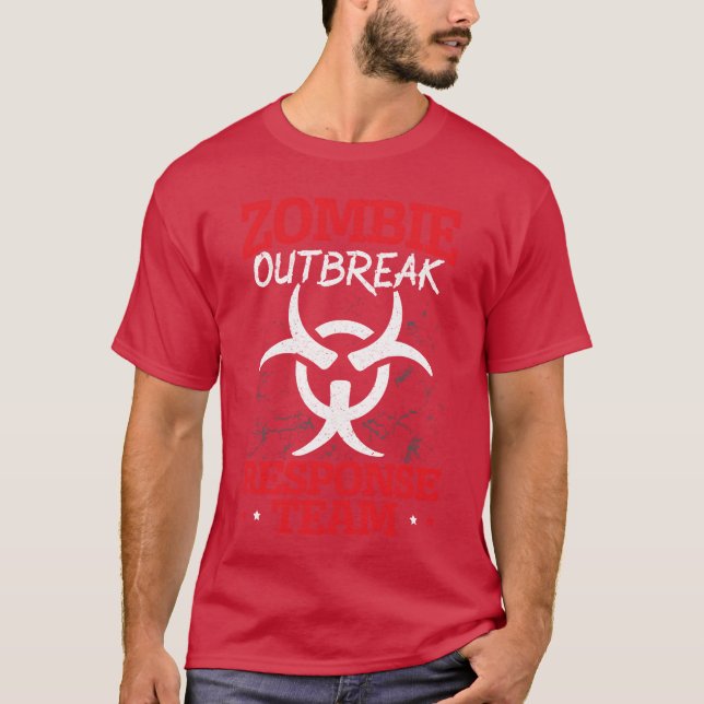 Camiseta Amigo de Zombie Outbreak Responseeamrick Orreat (Anverso)