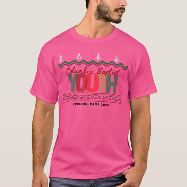 Camiseta Amigo del campamento de intercambio de jóvenes de  (Anverso)