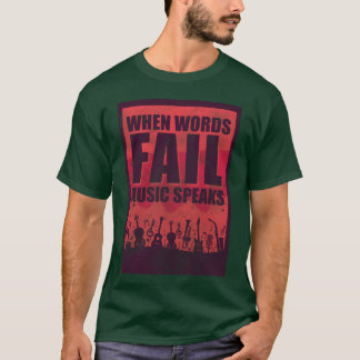 Camiseta Amigo del canto de la banda de música