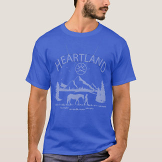 Camiseta amigo del chica de caballos del corazón