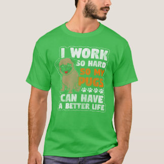 Camiseta Amigo del chico de Pugs Dogs