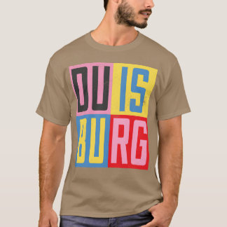 Camiseta amigo del diseño de la ciudad de Duisburg
