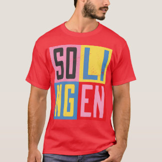 Camiseta amigo del diseño de la ciudad de Solingen