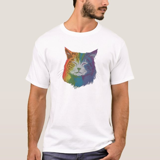 Camiseta Amigo del gato (Anverso)