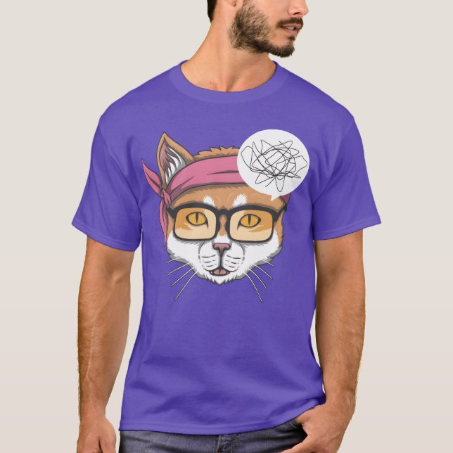 Camiseta Amigo del gato en exceso (Anverso)