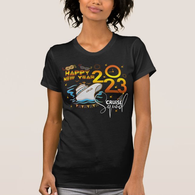 Camiseta Amigo del grupo Fiesta de cruceros de Año Nuevo Ev (Anverso)