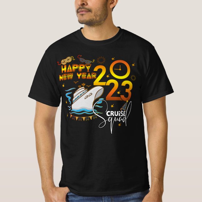 Camiseta Amigo del grupo Fiesta de cruceros de Año Nuevo Ev (Anverso)