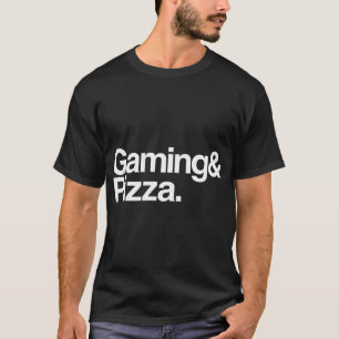 Camiseta Amigo del jugador de video de la pizza de juegos