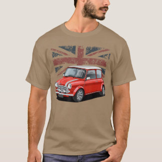 Camiseta Amigo del Mini coche deportivo rojo clásico britán