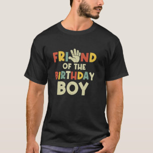 Camiseta Amigo Del Niño De Cumpleaños Hola A Los Cinco Años
