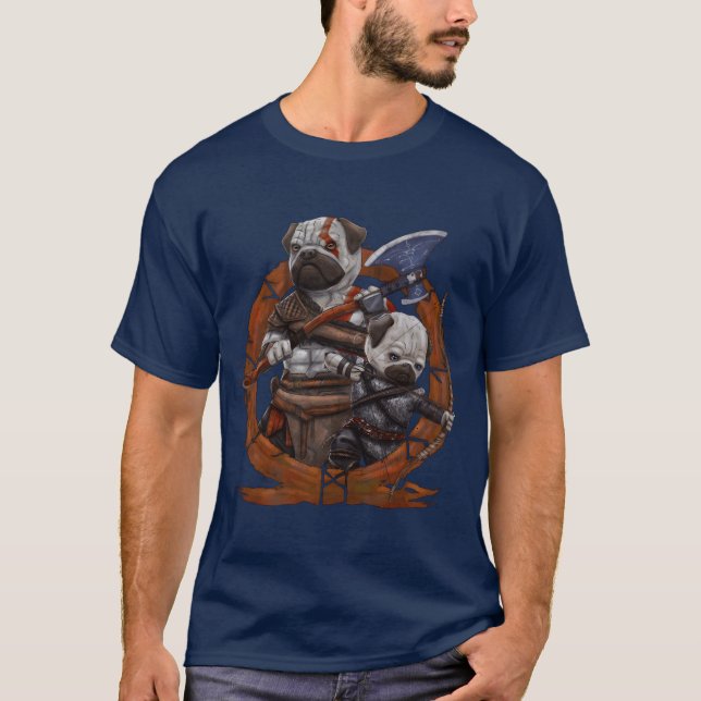 Camiseta amigo del perro vigila (Anverso)