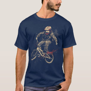 Camiseta Amigo del piloto de BMX Anime Vector