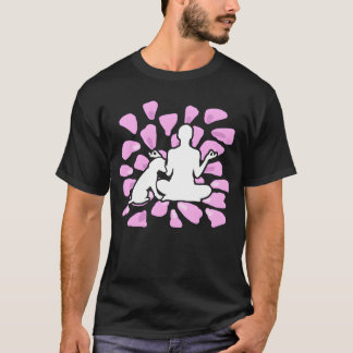 Camiseta Amigo del regalo de perros de la meditación del pe