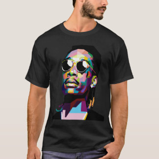Camiseta amigo divertido y retro de Wiz Khalifa