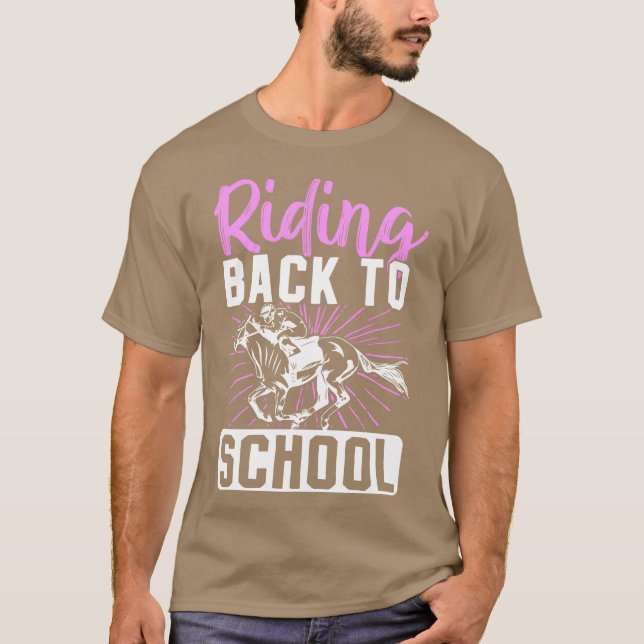 Camiseta Amigo ecuestre de la escuela Backo (Anverso)