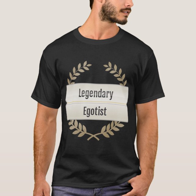 Camiseta amigo ególatra legendario (Anverso)